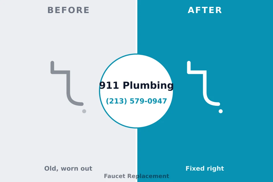 Before and after: plumbing repair West Des Moines, IA